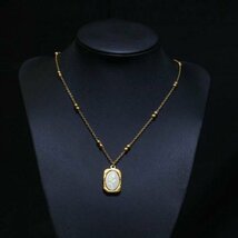 【1円スタート】金ネックレス ゴールド ネックレス Gold necklace K18 刻印 レディース ネックレス 花モチーフ ペンダント 18kgp 328_画像2