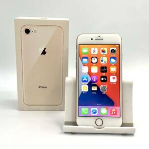 【中古/ジャンク】SIMフリー SoftBank Apple iPhone8 64GB MQ7A2J/A ゴールド 判定〇 SIMロック解除済み