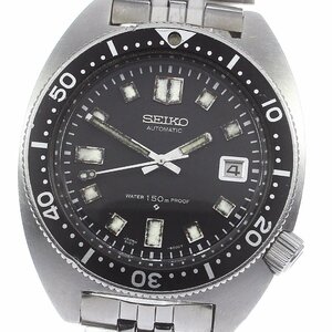 セイコー SEIKO 6105-8000 150M 2nd ダイバー 前期型 デイト cal.6105A 自動巻き メンズ _775679