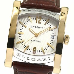  BVLGARY BVLGARI AA44SGa show ma Date self-winding watch men's superior article written guarantee attaching ._774048