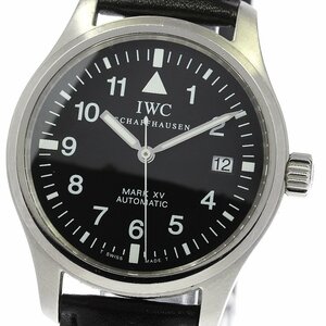 IWC SCHAFFHAUSEN IW325301 パイロットウォッチ マークXV デイト 自動巻き メンズ _777949