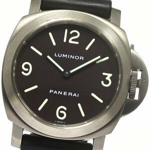 パネライ PANERAI PAM00055 ルミノール ベース 手巻き メンズ _775879