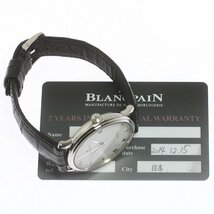 ブランパン Blancpain Ref.6223-1127-55A ヴィルレ ウルトラスリム デイト 自動巻き メンズ 保証書付き_772634_画像2