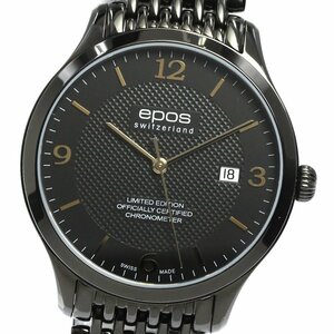  Epos EPOS 3420 COSC Originale Date self-winding watch men's superior article written guarantee attaching ._775295