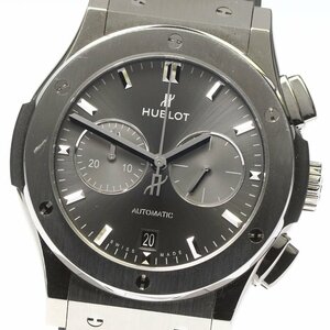 ウブロ HUBLOT 541.NX.7070.LR クラシックフュージョン レーシンググレー クロノグラフ 自動巻き メンズ 良品 箱付き_778670