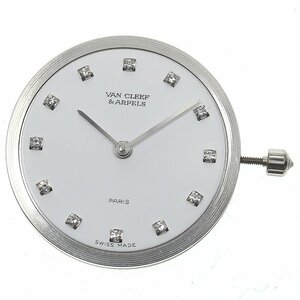 Van Cleef &amp; Arpel van Cleef &amp; Arpels 12p Diamond Movement Cal.256.041 Кварцевые леди промывки _m14