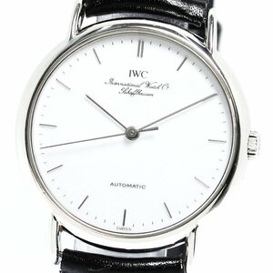 IWC SCHAFFHAUSEN IW351403 ポートフィノ 自動巻き ボーイズ _773785【ev15】