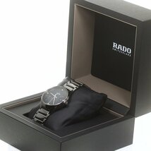 ラドー RADO 763.0057.3 トゥルー ダイヤ ブラックシェル 自動巻き メンズ 美品 内箱付き_780845_画像2