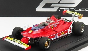 GP Replicas　1/43　フェラーリ・312T5　#2　G．ヴィルヌーヴ　1980　限定500台