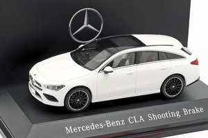 スパーク　1/43　メルセデスベンツ・CLA シューティングブレーク X118　polarwhite　メルセデス特注　0474