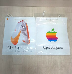 ☆アップルコレクター品 袋 ２種 Apple Computer iMac ☆アップルコンピュータ アイマック WORLD PC EXPO 99