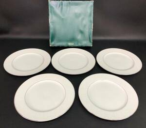 ディナープレート 5枚セット wako 洋食器 丸皿 白 ホワイト 食卓 盛り付け 取り皿 230801-262