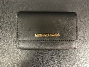 コインケース MACHAEL KORS マイケルコース ブラック 黒 小銭入れ 財布 ファッション小物 231020-14