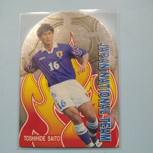 97 Jカード　斎藤俊秀　JAPAN NATIONAL TEAM ダイカット　清水エスパルス