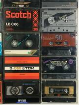 ★☆Z658 中古 カセットテープ 大量 まとめ 800本 セット SONY TDK maxell DENON Scotch BASF Technics TOSHIBA FUJI SANYO Daiei That's☆_画像4