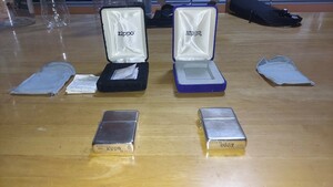 ZIPPO　スターリングシルバーアーマーとスターリングシルバーです。中古品です。それなりに使ってましたが大きな傷はありません。 