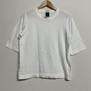 ホームスパン homspun 30/1天竺 6分袖Tシャツ 221-6370 Tシャツ Tシャツ S 白 / ホワイト 無地