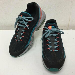 ナイキ 749766-002 AIR MAX 95 ESSENTIAL エア マックス 95 エッセンシャル 609 スニーカー 26.0cm 黒 / ブラック X 緑 / グリーン