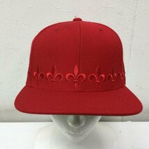 ＵＳＥＤ古着 BLACK SCALE ブラック スケール Snap Back ロゴ刺繍 キャップ タグ付き 609 帽子 帽子 FREE 赤 / レッド 刺繍_画像2