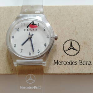 メルセデスベンツ腕時計 MERCEDES-BENZ ノベルティ品 新品未使用 盤面保護フイルム付 箱と取扱説明書有 レア RARE ヴィンテージ