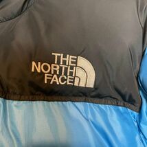 sm2454 ノースフェイス ダウン ヌプシ バルトロ THE NORTH FACE シュプリーム 希少 メンズXS 水色 ヌプシ nuptse 700FP ダウン_画像4