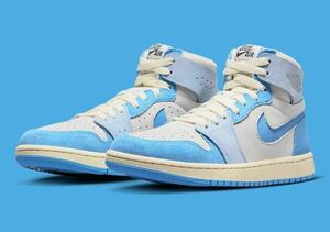 27cm US10 WMNS AIR JORDAN 1 ZOOM CMFT 2 University Blue DV1305-004 エアジョーダン ズーム ブルー unc toe high og mid dunk low 水色