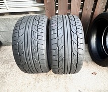 【ほぼ未使用】NITTO ニット― NT555 G2 255/35R18 2本 2021年製 バリ山/バリ溝 ハイグリップ コンフォート (ポテンザ アドバン レグノ)_画像1