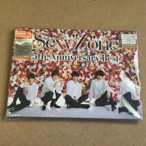 送料無料☆Sexy Zone『5th Anniversary Best』初回限定盤2CD＋DVD139分収録☆美品☆ベストアルバム☆324_画像1