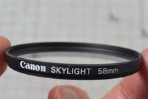 ＃1022　CANON　58ｍｍ　SKYLIGHT（MC)_画像3