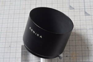 ＃743 　金属製フード　フィルター径55ｍｍに適合 横ねじ締め付け方式　KONICA　望遠