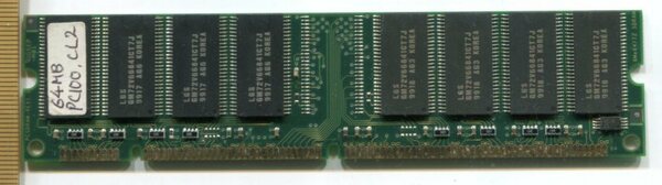 【LGS】 64MB-168pin-PC100-CL2 SDRAM DIMM
