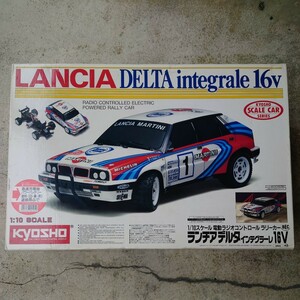 蔵出し　京商 KYOSHO 希少・新品・未開封 1/10　4WDラリーカー　ランチアデルタインテグラーレ16V　LANCIA DELTA integrale 16v 絶版車　