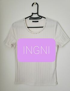 INGNI☆☆ビジュー付きトップス