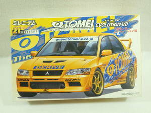 絶版品 フジミ 1/24 三菱 ランサー エボリューション Ⅶ TOMEI RS 東名パワード ランエボ 7 LANCER EVOLUTION FUJIMI