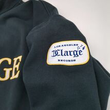 X-LARGE 22FW レコーズ ハーフジップ プルオーバー スウェット ブラック SIZE L メンズ エクストララージ ◆3109/宮竹店_画像5