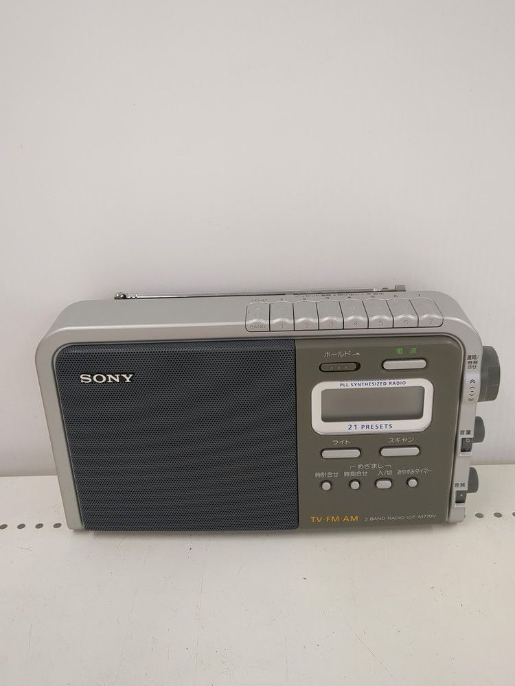 2023年最新】ヤフオク! -sonyラジオ icf-m770の中古品・新品・未使用品一覧