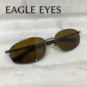 H■ EAGLE EYES イーグルアイズ サングラス 偏光レンズ 眼鏡 日除け イエロー 度無し 小物 ヴィンテージ レディース メンズ 男女兼用