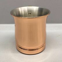 SU■未使用■ 銅製 コメダ珈琲店 マグカップ COPPER 100 HOME WARE 12oz 340ml コメダコーヒー コーヒー ビアマグ 銅製品 銅マグ _画像3