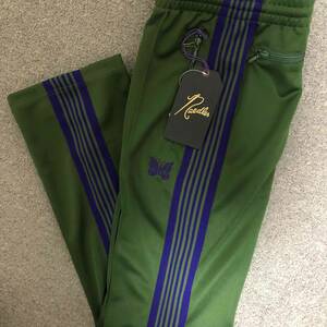 新品 未使用 Needles サイズM Narrow Track Pant Poly Smooth Ivy Green ニードルズ ナロー トラック パンツ ポリ スムース アイビー