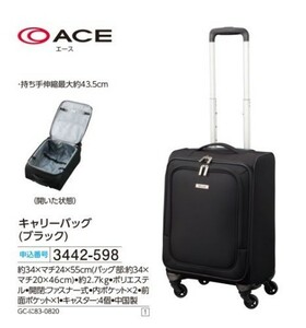*** новый товар ACE Ace дорожная сумка ( черный ) ***