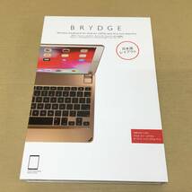 【2310178603】 未使用品 BRYDGE iPad Air(2019)/10.5-inch iPad Pro用ワイヤレスキーボード BRY8003-CJP ゴールド 日本語(JIS)配列_画像2