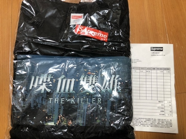 新品未開封 Supreme THE KILLER L/S TEE Black Tシャツ 18FW 黒 長袖 ロンT