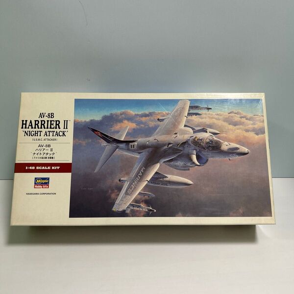 AV-8B ハリアーⅡ ナイトアタック(1/48スケール PT帯PT34 07234) ハセガワ 未組立