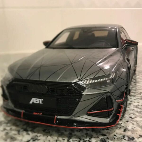 audi アウディRS7 ABT RS7-R スポーツパック(Gray) 京商　特注 希少 廃盤品　1/18サイズ　数量限定完売品