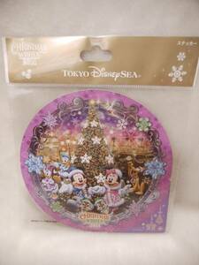 【即決】TDS ディズニー ステッカー　クリスマスウィッシュ2014　ミッキー　ミニー　ドナルド デイジー　プルート　チップ&デール