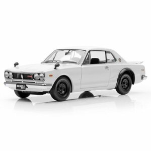 KYOSHO 1/18 スカイライン 2000 GT-R KPGC10 ホワイト 完成品