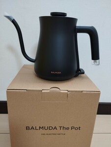 送料無料♪ BALMUDA The Pot、 電気ケトル600ml、K07Aブラック、定価13200円