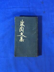 CK1309ア●「皮肉文集」 村上浪六 紅陽社 大正8年23版 粧飾の人間/血迷へる奴/中程に美人/情死の下落/女房統御術/ビール心臓/戦前