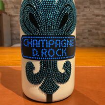 【未開栓】D.ROCK ダイアモンドロック シャンパン ブルー グラシアルミナス 750ml 12% 光るライト付　1108708_画像5