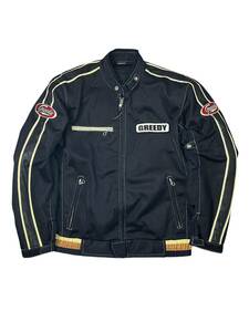 GREEDY Biker Biker jacket L size black old clothes 